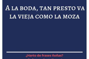 A la loza, tan presto va la vieja como la moza.