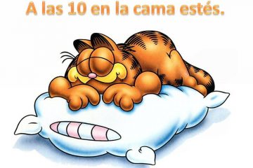 A las diez, en la cama estés.