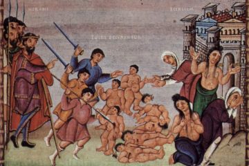 A los inocentes los mató Herodes.