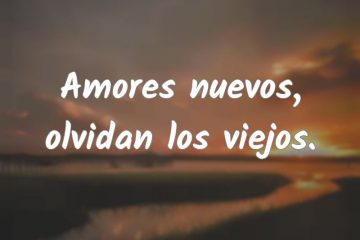 Amores nuevos no olvidan los viejos.