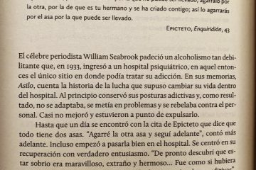 Cada cosa tiene dos asas: una fría y otra que abrasa.