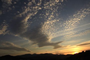 Cielo empedrado, suelo mojado.