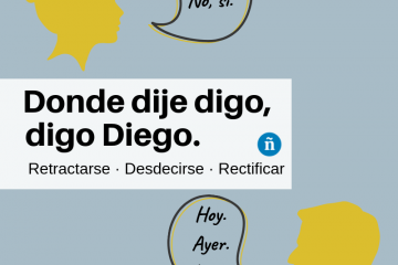 Cuando digo «digo», no digo «digo», que digo «Diego».