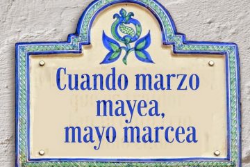 Cuando marzo mayea, mayo marcea.