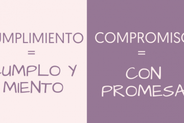 Cumplimiento: cumplo y miento.