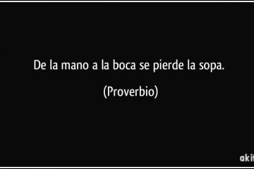 De la mano a la boca, desaparece la sopa.