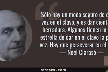 En el clavo, una, y ciento en la herradura.