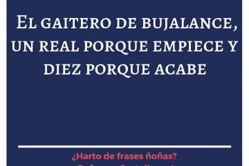 Gaitero de Bujalance, un maravedí porque empiece, y diez porque acabe, (El)