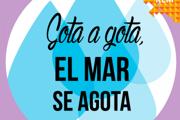 Gota a gota, la mar se agota.