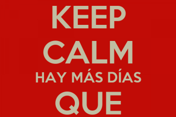 Hay más días que longanizas.