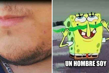 Hombre bellaco, tres barbas o cuatro.