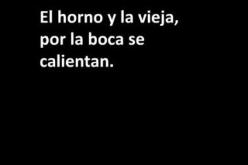 Horno y la vieja, por la boca se calientan, (El)