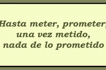 Mudanza de tiempos, bordón de necios.