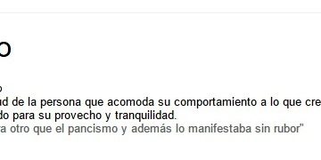 Política y pancismo, todo es lo mismo.
