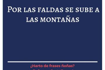 Por las faldas se sube a las montañas.