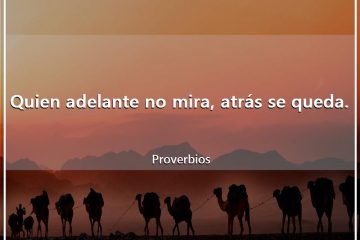 Que adelante no mira, atrás se queda, (El)