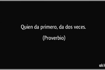 Que da primero, da dos veces, (El)