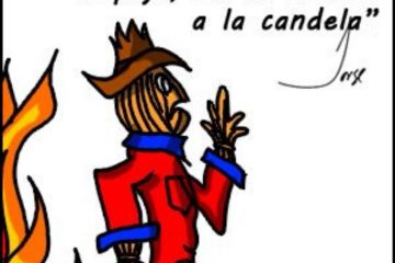 Quien tiene el rabo de paja, no se arrime a la llama.