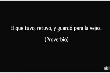 Quien tuvo y retuvo, no teme por no tener.