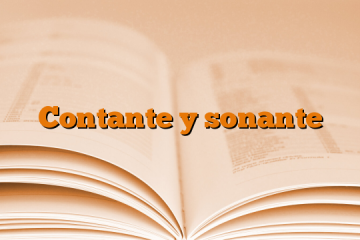 Contante y sonante