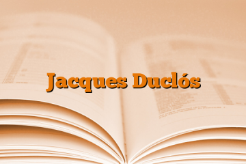 Jacques Duclós