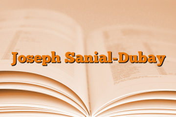 Joseph Sanial-Dubay