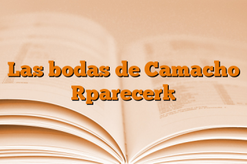 Las bodas de Camacho [parecer]