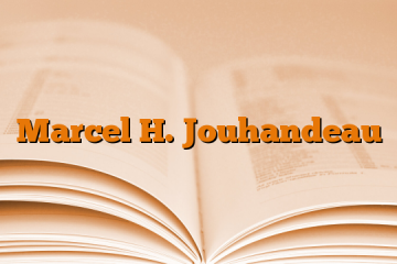 Marcel H. Jouhandeau