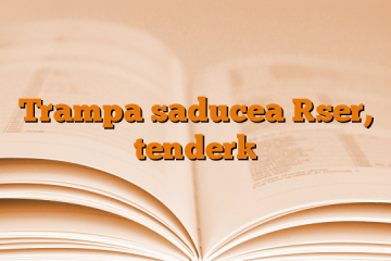 Trampa saducea [ser, tender]